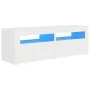 Mueble para TV con luces LED blanco 120x35x40 cm de vidaXL, Muebles TV - Ref: Foro24-804355, Precio: 126,19 €, Descuento: %