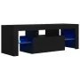 Mueble de TV con luces LED negro 120x35x40 cm de vidaXL, Muebles TV - Ref: Foro24-804347, Precio: 74,00 €, Descuento: %