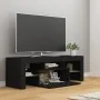 Mueble de TV con luces LED negro 120x35x40 cm de vidaXL, Muebles TV - Ref: Foro24-804347, Precio: 74,00 €, Descuento: %