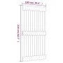 Puerta corredera con herrajes madera maciza de pino 100x210 cm de vidaXL, Puertas - Ref: Foro24-3203031, Precio: 215,68 €, De...