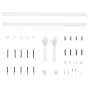 Puerta corredera con herrajes madera maciza de pino 95x210 cm de vidaXL, Puertas - Ref: Foro24-3203030, Precio: 192,12 €, Des...