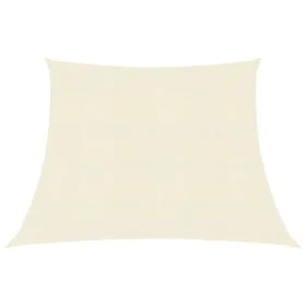Toldo de vela HDPE color crema 160 g/m² 4/5x4 m de vidaXL, Sombrillas - Ref: Foro24-311216, Precio: 39,40 €, Descuento: %