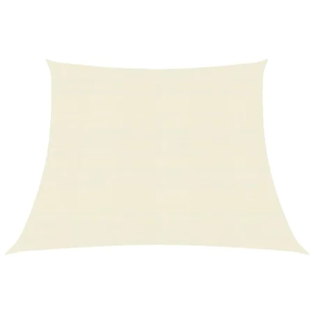 Toldo de vela HDPE color crema 160 g/m² 4/5x4 m de vidaXL, Sombrillas - Ref: Foro24-311216, Precio: 39,40 €, Descuento: %