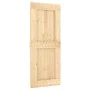 Sliding door with solid pine wood fittings 85x210 cm by vidaXL, Doors - Ref: Foro24-3203034, Price: 198,11 €, Discount: %