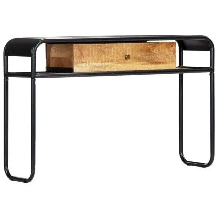 Mesa consola de madera maciza de mango 118x30x75 cm de vidaXL, Mesas auxiliares - Ref: Foro24-248102, Precio: 137,35 €, Descu...