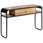 Mesa consola de madera maciza de mango 118x30x75 cm de vidaXL, Mesas auxiliares - Ref: Foro24-248102, Precio: 137,35 €, Descu...