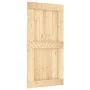 Schiebetür mit Beschlägen aus massivem Kiefernholz 100x210 cm von vidaXL, Türen - Ref: Foro24-3203037, Preis: 220,07 €, Rabat...