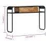 Mesa consola de madera maciza de mango 118x30x75 cm de vidaXL, Mesas auxiliares - Ref: Foro24-248102, Precio: 137,35 €, Descu...