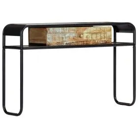 Mesa consola de madera maciza reciclada 118x30x75 cm de vidaXL, Mesas auxiliares - Ref: Foro24-248103, Precio: 136,62 €, Desc...