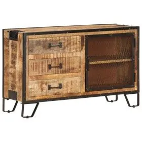 Aparador de madera maciza de mango en bruto 100x31x60 cm de vidaXL, Aparadores - Ref: Foro24-285894, Precio: 271,50 €, Descue...