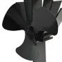 Ventilador de estufa accionado por calor 3 aspas negro de vidaXL, Ventiladores para chimeneas de leña - Ref: Foro24-51240, Pr...