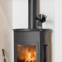 Ventilador de estufa accionado por calor 3 aspas negro de vidaXL, Ventiladores para chimeneas de leña - Ref: Foro24-51240, Pr...