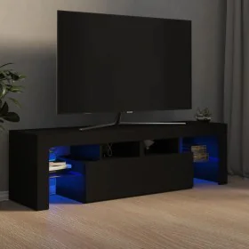 TV cabinet with LED lights black 140x36.5x40 cm by vidaXL, TV Furniture - Ref: Foro24-804365, Price: 127,12 €, Discount: %