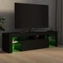 Mueble de TV con luces LED negro 140x36,5x40 cm de vidaXL, Muebles TV - Ref: Foro24-804365, Precio: 127,12 €, Descuento: %