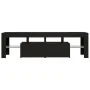Mueble de TV con luces LED negro 140x36,5x40 cm de vidaXL, Muebles TV - Ref: Foro24-804365, Precio: 127,12 €, Descuento: %