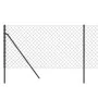 Cerca de alambre gris antracita 1x10 m de vidaXL, Paneles de vallas - Ref: Foro24-153953, Precio: 66,11 €, Descuento: %