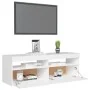 TV-Schrank mit weißen LED-Leuchten 120x35x40 cm von vidaXL, TV-Möbel - Ref: Foro24-804373, Preis: 85,37 €, Rabatt: %
