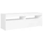 TV-Schrank mit weißen LED-Leuchten 120x35x40 cm von vidaXL, TV-Möbel - Ref: Foro24-804373, Preis: 85,37 €, Rabatt: %