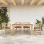 Juego de comedor para jardín 5 piezas madera maciza de teca de vidaXL, Conjuntos de jardín - Ref: Foro24-3155771, Precio: 765...