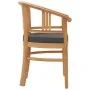 Juego de comedor para jardín 5 piezas madera maciza de teca de vidaXL, Conjuntos de jardín - Ref: Foro24-3155771, Precio: 765...