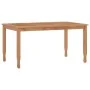 Juego de comedor para jardín 5 piezas madera maciza de teca de vidaXL, Conjuntos de jardín - Ref: Foro24-3155771, Precio: 765...