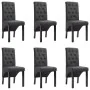 Sillas de comedor 6 unidades tela gris oscuro de vidaXL, Sillas de comedor - Ref: Foro24-276966, Precio: 577,29 €, Descuento: %