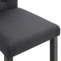 Sillas de comedor 6 unidades tela gris oscuro de vidaXL, Sillas de comedor - Ref: Foro24-276966, Precio: 577,29 €, Descuento: %