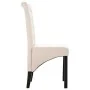 Sillas de comedor 4 unidades tela color crema de vidaXL, Sillas de comedor - Ref: Foro24-276967, Precio: 376,46 €, Descuento: %