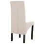 Sillas de comedor 4 unidades tela color crema de vidaXL, Sillas de comedor - Ref: Foro24-276967, Precio: 376,46 €, Descuento: %