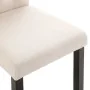 Sillas de comedor 4 unidades tela color crema de vidaXL, Sillas de comedor - Ref: Foro24-276967, Precio: 376,46 €, Descuento: %