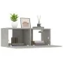 Muebles de TV 2 uds madera ingeniería gris hormigón 80x30x30 cm de vidaXL, Muebles TV - Ref: Foro24-804539, Precio: 78,54 €, ...