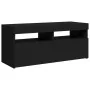 TV cabinet with LED lights black 90x35x40 cm by vidaXL, TV Furniture - Ref: Foro24-804383, Price: 69,55 €, Discount: %