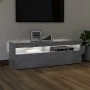 TV stand with LED lights in concrete gray, 120x35x40 cm by vidaXL, TV Furniture - Ref: Foro24-804377, Price: 73,51 €, Discoun...