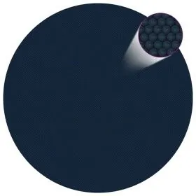Cubierta solar de piscina de PE flotante negro y azul 300 cm de vidaXL, Cubiertas para piscina - Ref: Foro24-92973, Precio: 3...