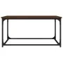Mesa de centro madera y hierro roble marrón 80x50x40 cm de vidaXL, Mesas de centro - Ref: Foro24-823296, Precio: 41,83 €, Des...