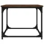 Mesa de centro madera y hierro roble marrón 80x50x40 cm de vidaXL, Mesas de centro - Ref: Foro24-823296, Precio: 41,83 €, Des...