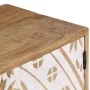 Mueble de TV de madera maciza de mango 140x30x40 cm de vidaXL, Muebles TV - Ref: Foro24-249856, Precio: 297,54 €, Descuento: %
