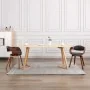 Sillas de comedor 2 unidades madera curvada y tela gris de vidaXL, Sillas de comedor - Ref: Foro24-287389, Precio: 331,02 €, ...