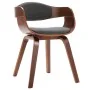 Esszimmerstühle 2 Einheiten aus gebogenem Holz und grauem Stoff von vidaXL, Essstühle - Ref: Foro24-287389, Preis: 331,02 €, ...