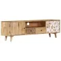 Mueble de TV de madera maciza de mango 140x30x40 cm de vidaXL, Muebles TV - Ref: Foro24-249856, Precio: 297,54 €, Descuento: %