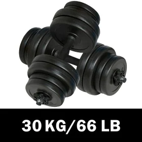 Juego de mancuernas 2x15 kg de vidaXL, Peso libre - Ref: Foro24-90267, Precio: 65,13 €, Descuento: %