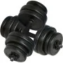 Juego de mancuernas 2x15 kg de vidaXL, Peso libre - Ref: Foro24-90267, Precio: 65,13 €, Descuento: %