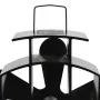 Ventilador de estufa accionado por calor 5 aspas negro de vidaXL, Ventiladores para chimeneas de leña - Ref: Foro24-51238, Pr...