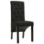 Sillas de comedor 6 unidades de tela negra de vidaXL, Sillas de comedor - Ref: Foro24-276976, Precio: 546,27 €, Descuento: %