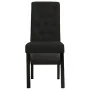 Sillas de comedor 6 unidades de tela negra de vidaXL, Sillas de comedor - Ref: Foro24-276976, Precio: 546,27 €, Descuento: %