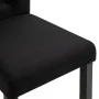 Sillas de comedor 6 unidades de tela negra de vidaXL, Sillas de comedor - Ref: Foro24-276976, Precio: 546,27 €, Descuento: %
