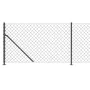 Drahtzaun mit anthrazitgrauem Flansch 1,1x25 m von vidaXL, Zaunpaneele - Ref: Foro24-153994, Preis: 103,66 €, Rabatt: %