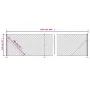 Cerca de alambre con brida gris antracita 1,1x25 m de vidaXL, Paneles de vallas - Ref: Foro24-153994, Precio: 103,66 €, Descu...
