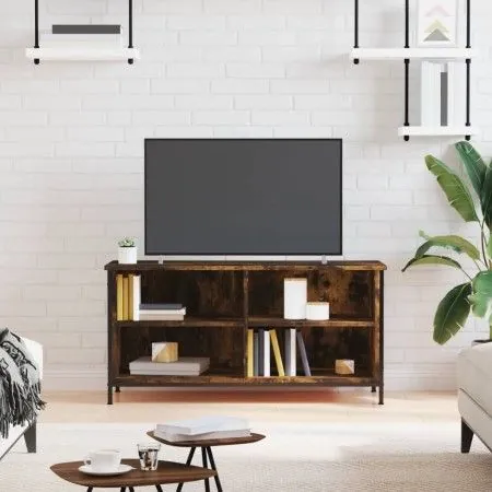 Mueble para TV madera contrachapada roble ahumado 100x40x50 cm de vidaXL, Muebles TV - Ref: Foro24-832775, Precio: 59,56 €, D...