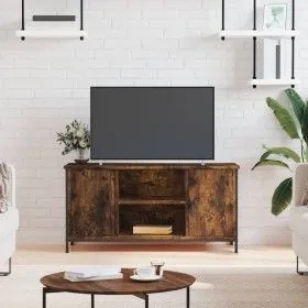 Mueble para TV madera contrachapada roble ahumado 100x40x50 cm de vidaXL, Muebles TV - Ref: Foro24-832765, Precio: 67,28 €, D...